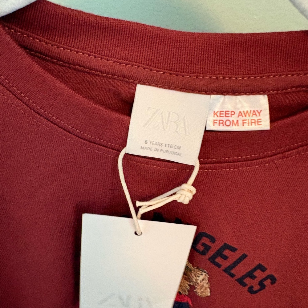 ZARA PRINTED T-SHIRT WITH DOG AND NUMBER - Picture 9 of 11
